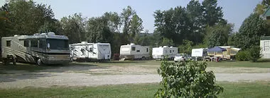The camper trailer available to rent