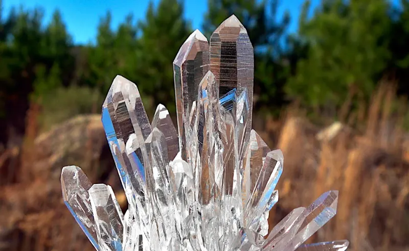 Quartz crystals from the Mount Ida mines
